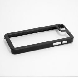 Чехол для Iphone 5 для сублимации, пластиковый (черный) распродажа