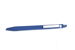 2101/06 Ручка матовая с металлическим клипом синяя RADICAL