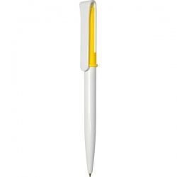 F02-Sunflower Ручка с поворотным механизмом бело-желтая 2