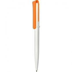 F02-Sunflower Ручка с поворотным механизмом бело-оранжевая