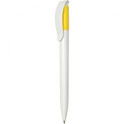 PR1137B Ручка автоматическая бело-желтая