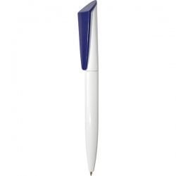 F01-Camellia Ручка с поворотным механизмом бело-синяя