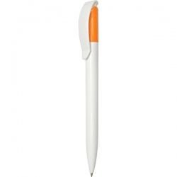 PR1137B Ручка автоматическая бело-оранжевая