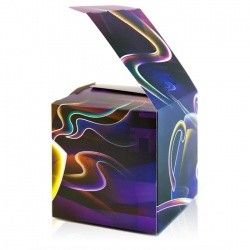 Коробка для кружки подарочная фиолетовая