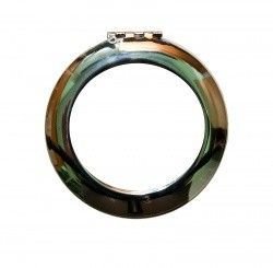 Зеркальце круглое серебряный цвет, СМ-007