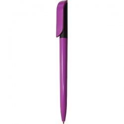 PR307-1 Ручка с поворотным механизмом фиолетово-черная
