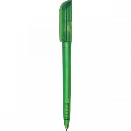 PR0006-1 Ручка с поворотным механизмом зеленая прозрачная
