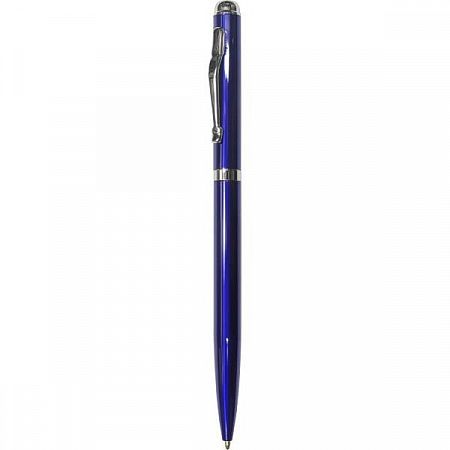 MP11 Ручка с поворотным механизмом синяя металлическая